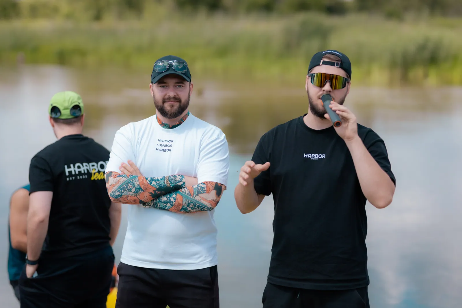 The Harbor of Events team at an active event in Poland